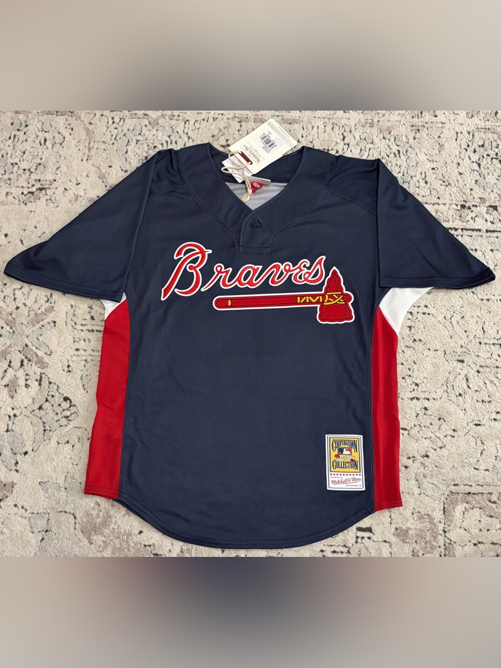 Mitchell & Ness Authentic Atlanta Braves John Smoltz #29 BP Jersey Men’s Sz: M